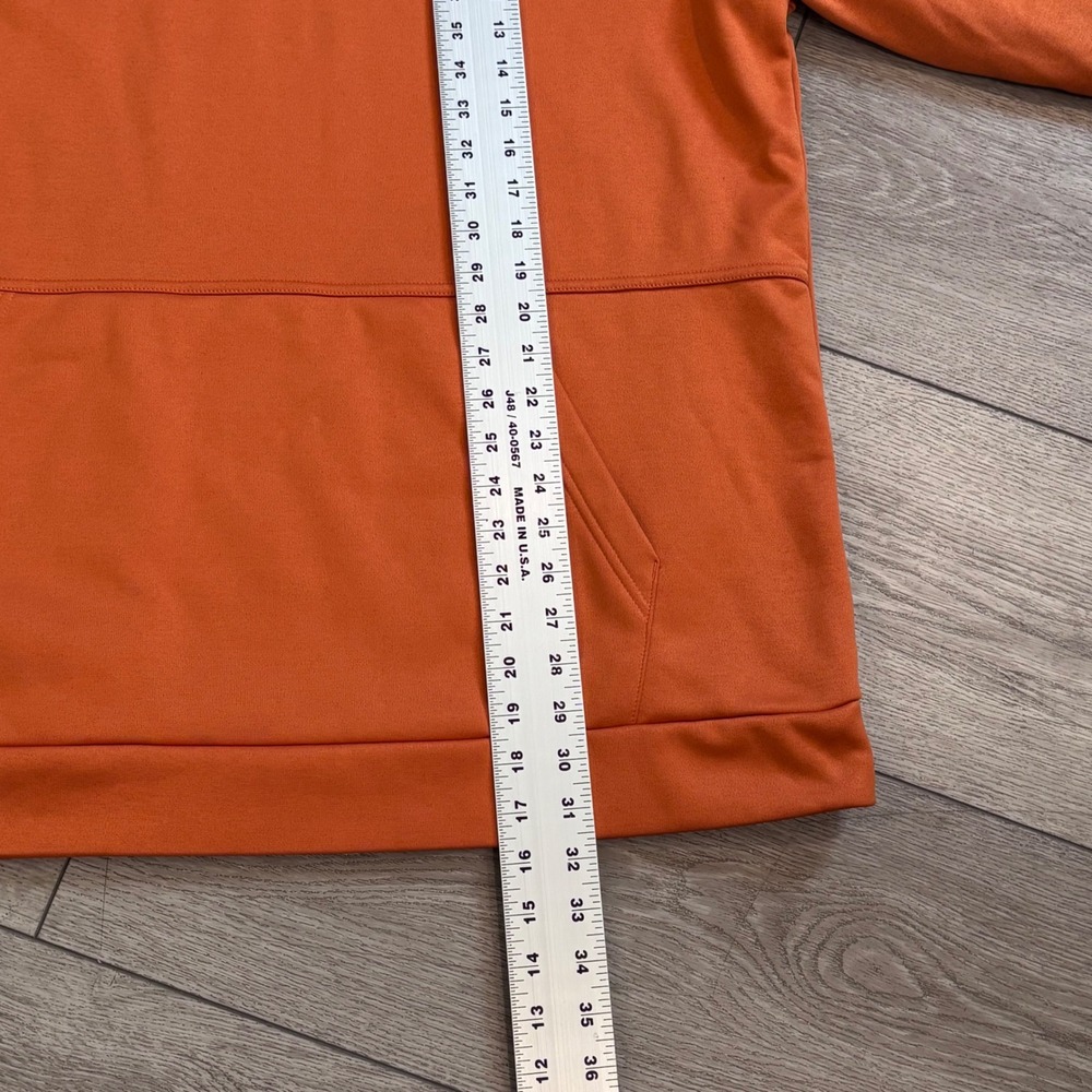 Nike Therma-FIT Hoodie Mens XXL Orange Pullover Training Swoosh Athletic - Picture 5 of 8